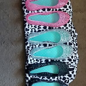 3 Pair of Jelly Slip ons for $5